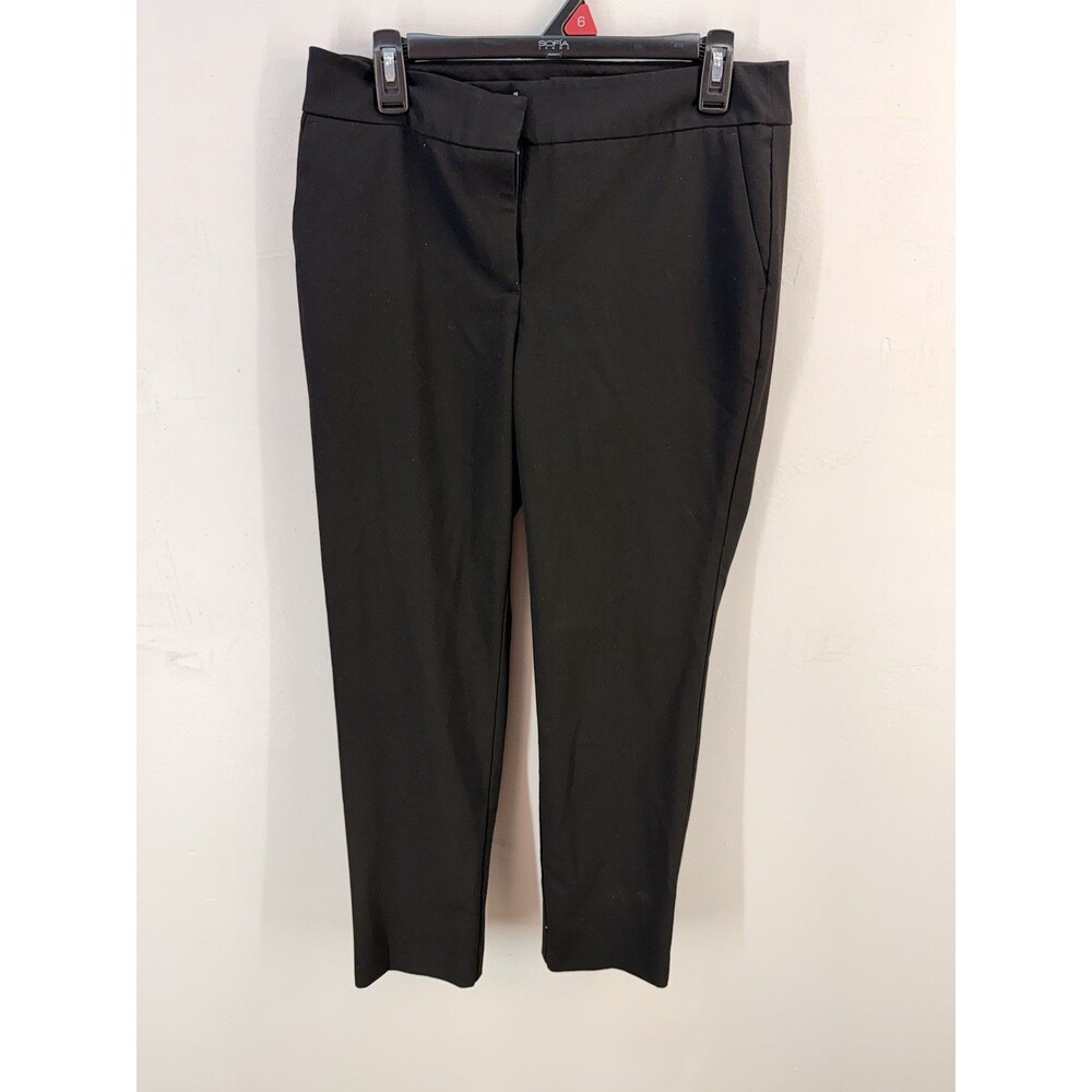 Ann Taylor Black Women Straight Pants-Size 6